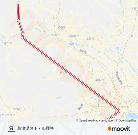 高速 の路線図