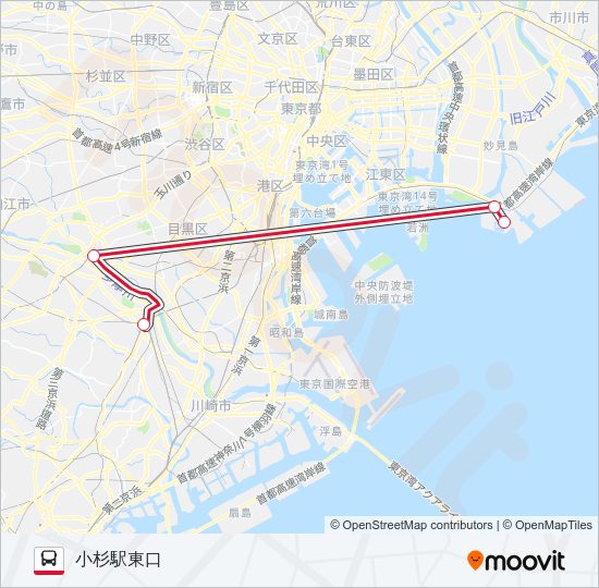 小杉 駅 東口 バス セール 時刻 表