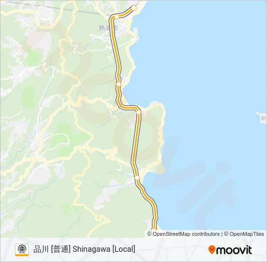 伊東線 ITO LINE Metro Line Map