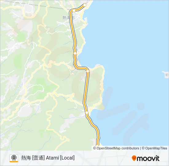 伊東線 ITO LINE Metro Line Map