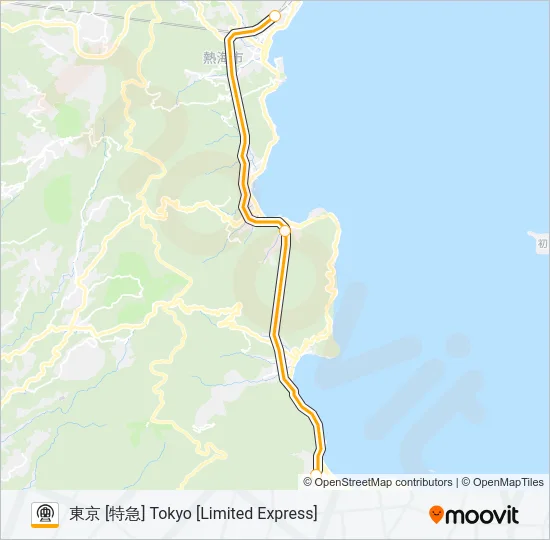 伊東線 ITO LINE Metro Line Map