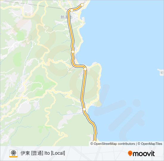 伊東線 ITO LINE 地下鉄 - メトロの路線図