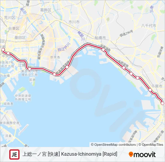 京葉線 KEIYO LINE 地下鉄 - メトロの路線図