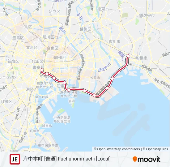京葉線 KEIYO LINE 地下鉄 - メトロの路線図
