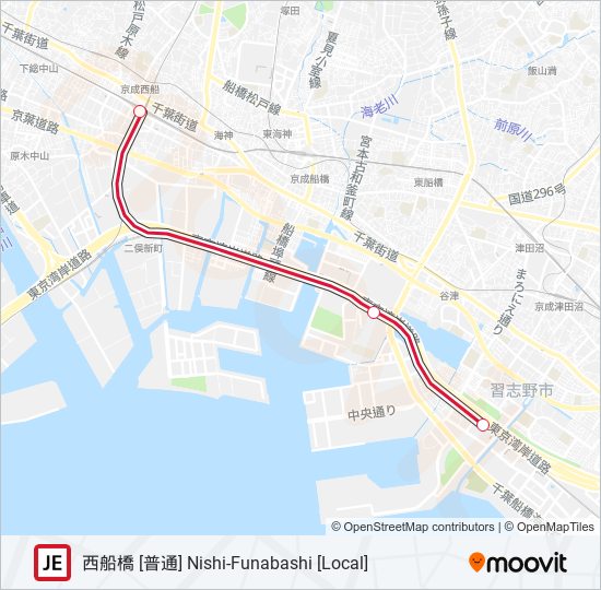 京葉線 KEIYO LINE 地下鉄 - メトロの路線図