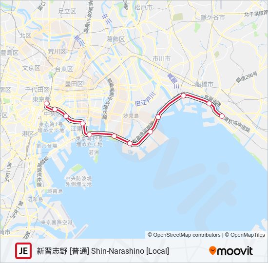 京葉線 KEIYO LINE 地下鉄 - メトロの路線図