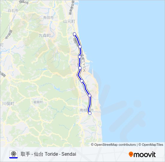 常磐線 JOBAN LINE 地下鉄 - メトロの路線図