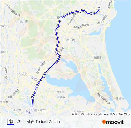 常磐線 JOBAN LINE 地下鉄 - メトロの路線図