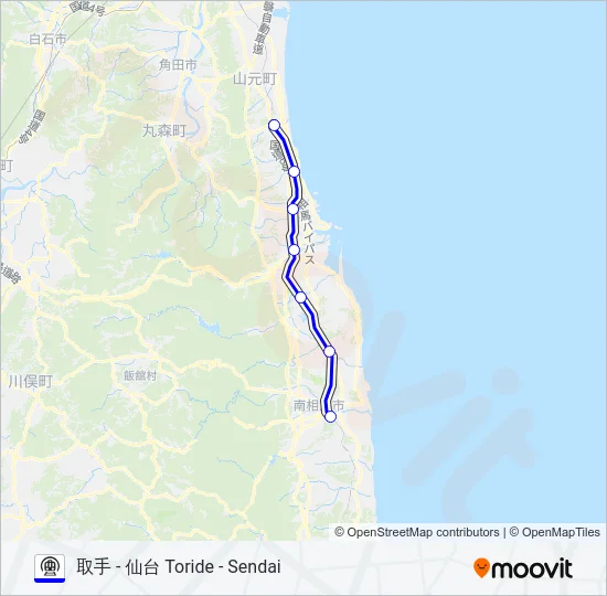 常磐線 JOBAN LINE 地下鉄 - メトロの路線図