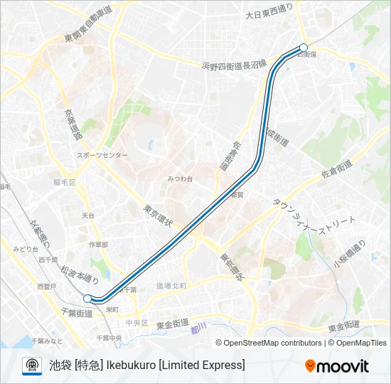 総武本線 SOBU LINE 地下鉄 - メトロの路線図