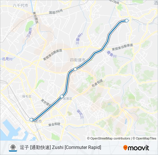 総武本線 SOBU LINE 地下鉄 - メトロの路線図
