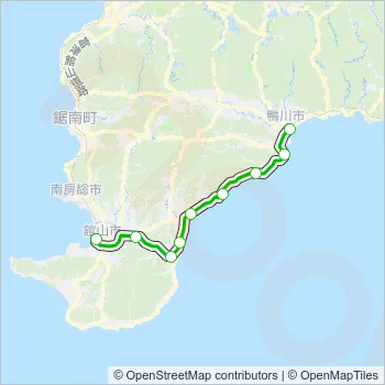 内房線 UCHIBO LINE Metro Line Map