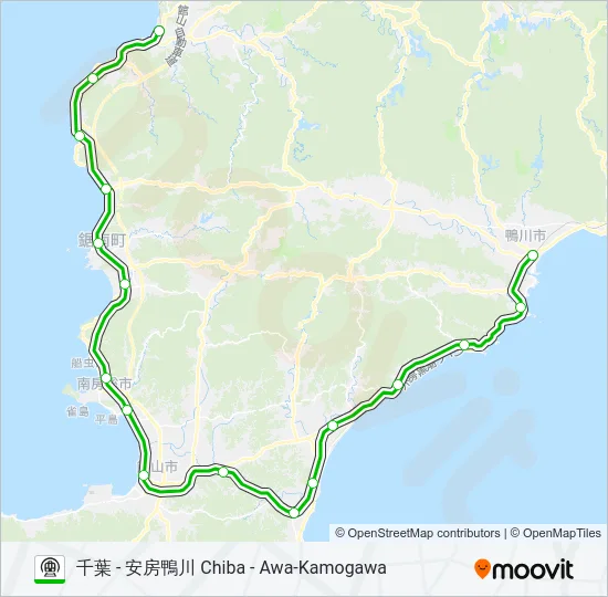 内房線 UCHIBO LINE 地下鉄 - メトロの路線図