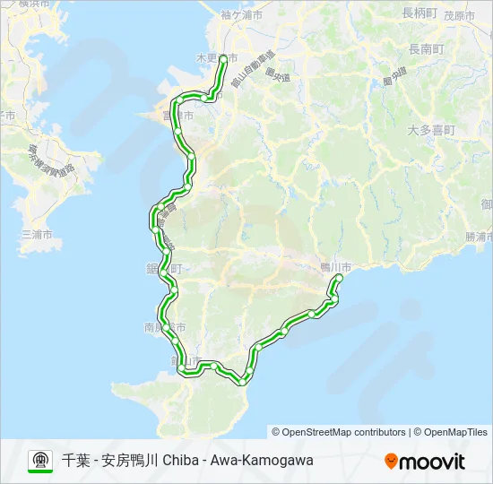 内房線 UCHIBO LINE 地下鉄 - メトロの路線図