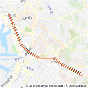 外房線 SOTOBO LINE Metro Line Map