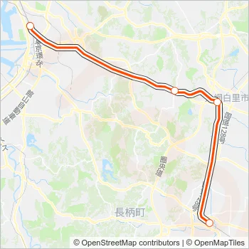 外房線 SOTOBO LINE Metro Line Map