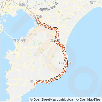外房線 SOTOBO LINE Metro Line Map