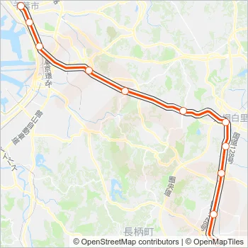 外房線 SOTOBO LINE Metro Line Map