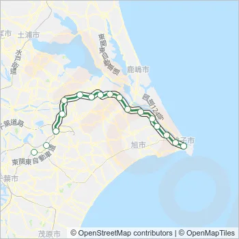 成田線 NARITA LINE Metro Line Map