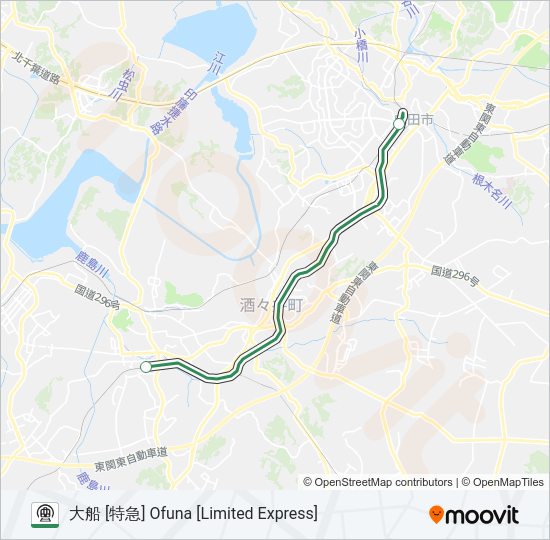 成田線 NARITA LINE Metro Line Map