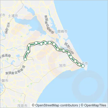 成田線 NARITA LINE Metro Line Map