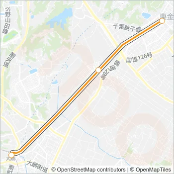 東金線 TOGANE LINE Metro Line Map