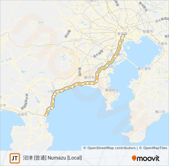 東海道線 Tokaido Line Route Schedules Stops Maps 沼津 普通 Numazu Local