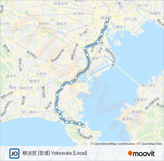横須賀線 YOKOSUKA LINE 地下鉄 - メトロの路線図