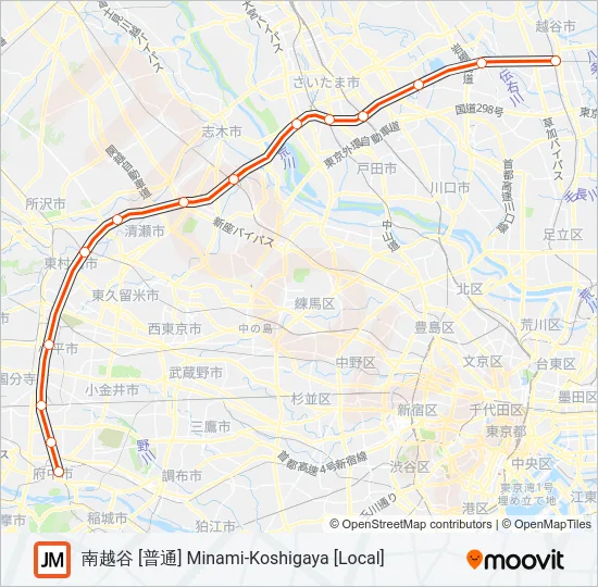 武蔵野線 MUSASHINO LINE 地下鉄 - メトロの路線図