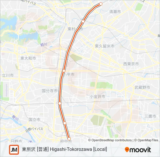 武蔵野線 MUSASHINO LINE 地下鉄 - メトロの路線図