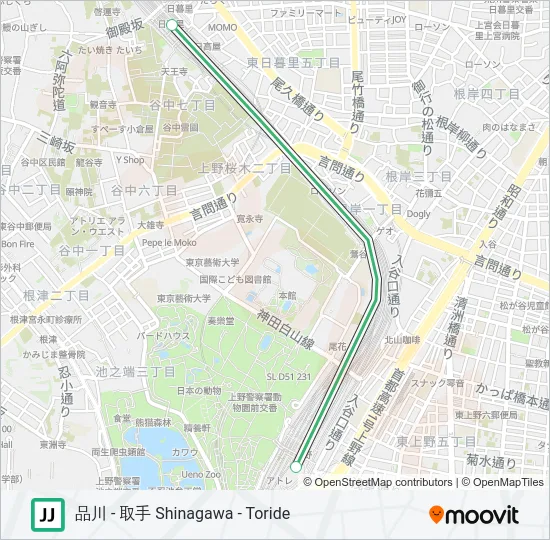 常磐線快速 JOBAN RAPID LINE Metro Line Map