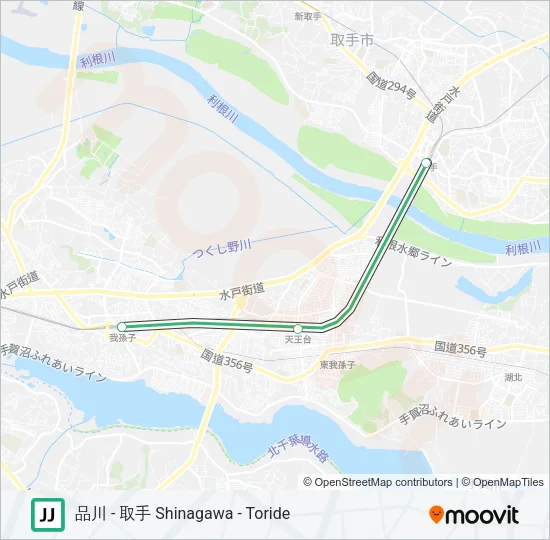 常磐線快速 JOBAN RAPID LINE Metro Line Map