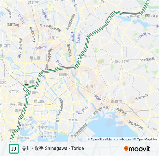 常磐線快速 JOBAN RAPID LINE Metro Line Map