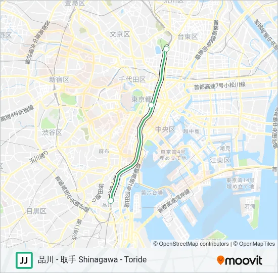 常磐線快速 JOBAN RAPID LINE Metro Line Map