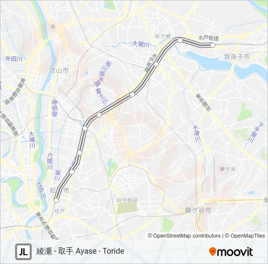 常磐線各駅停車 JOBAN LOCAL LINE Metro Line Map