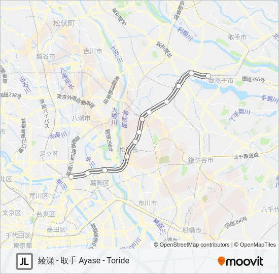 常磐線各駅停車 JOBAN LOCAL LINE 地下鉄 - メトロの路線図