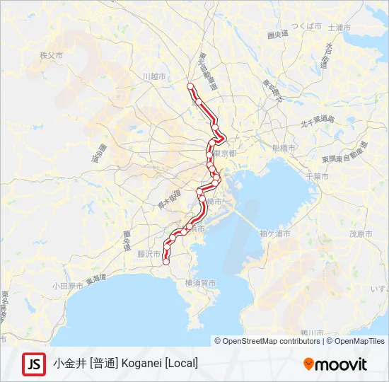 湘南新宿ライン SHONAN-SHINJUKU LINE 地下鉄 - メトロの路線図