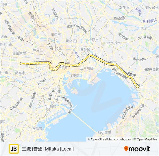 中央・総武各駅停車 CHUO SOBU LOCAL LINE 地下鉄 - メトロの路線図