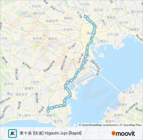 京浜東北線・根岸線 KEIHIN-TOHOKU-NEGISHI LINE 地下鉄 - メトロの路線図