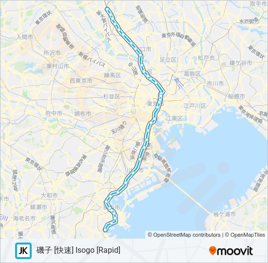 京浜東北線・根岸線 KEIHIN-TOHOKU-NEGISHI LINE 地下鉄 - メトロの路線図