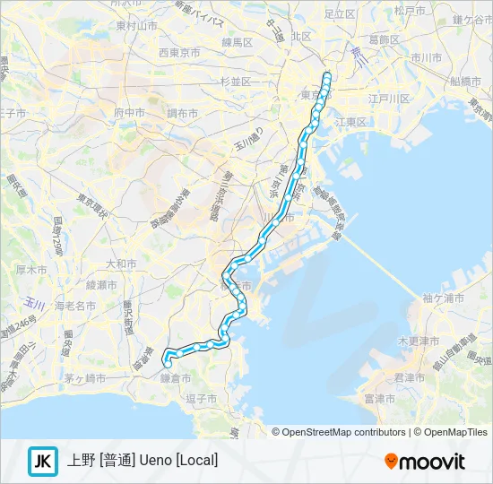 京浜東北線・根岸線 KEIHIN-TOHOKU-NEGISHI LINE 地下鉄 - メトロの路線図