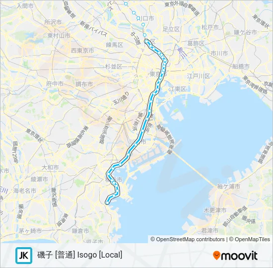 京浜東北線・根岸線 KEIHIN-TOHOKU-NEGISHI LINE 地下鉄 - メトロの路線図