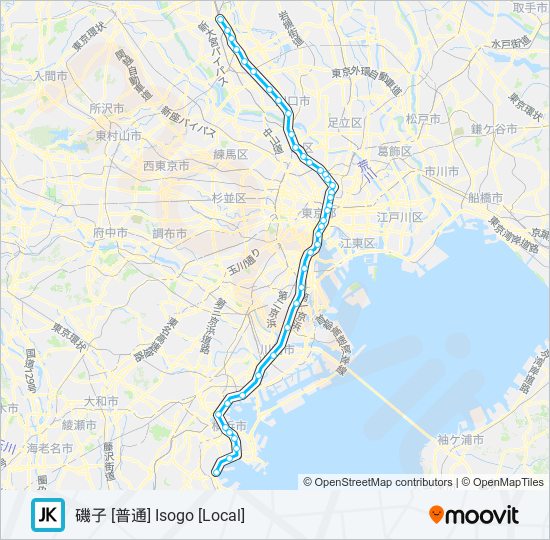 京浜東北線・根岸線 KEIHIN-TOHOKU-NEGISHI LINE 地下鉄 - メトロの路線図