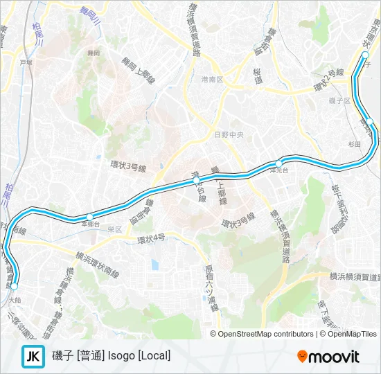 京浜東北線・根岸線 KEIHIN-TOHOKU-NEGISHI LINE Metro Line Map