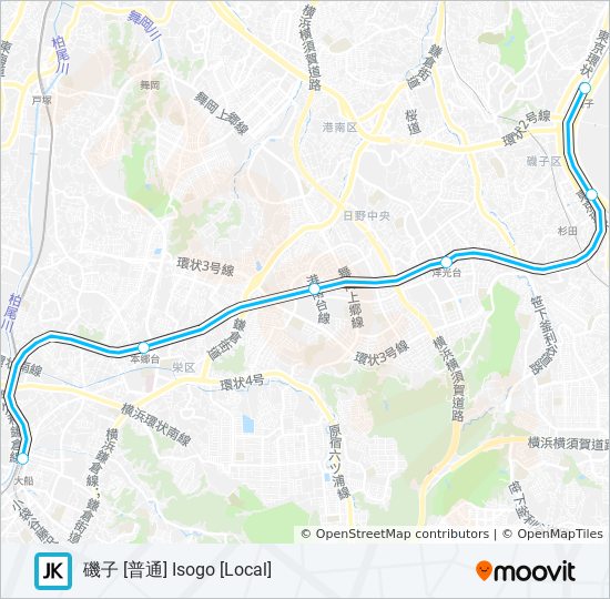 京浜東北線・根岸線 KEIHIN-TOHOKU-NEGISHI LINE metro Line Map