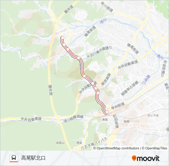 深夜  Line Map