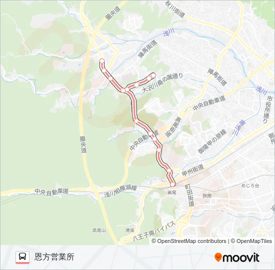深夜  Line Map