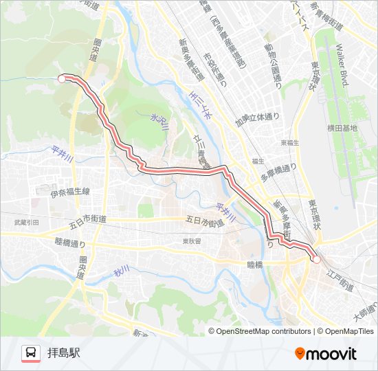 直通 bus Line Map