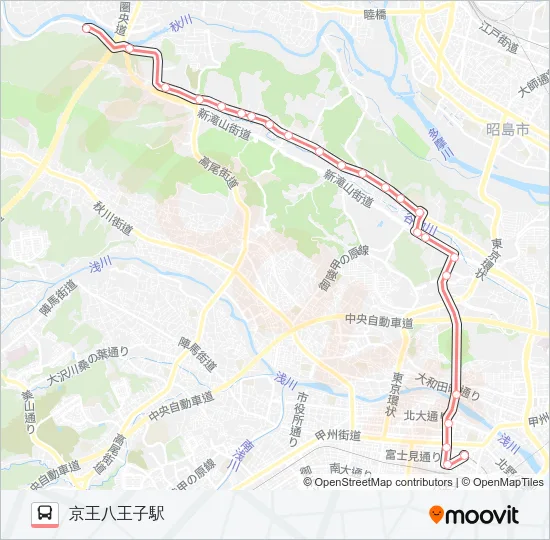 ひ03 の路線図