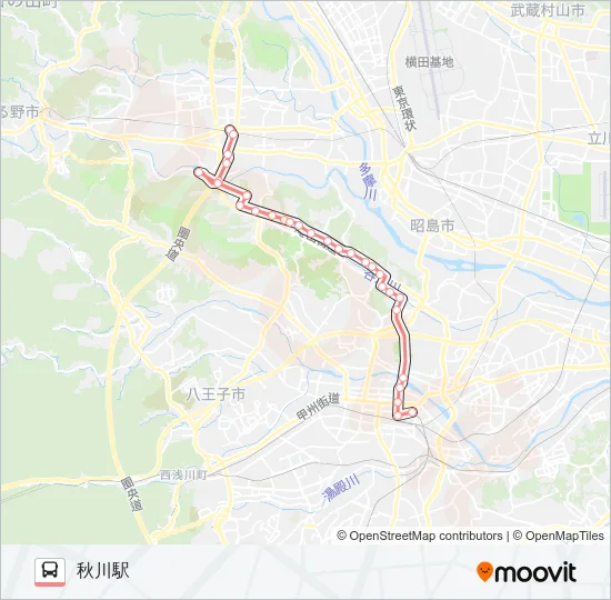 ひ07 の路線図